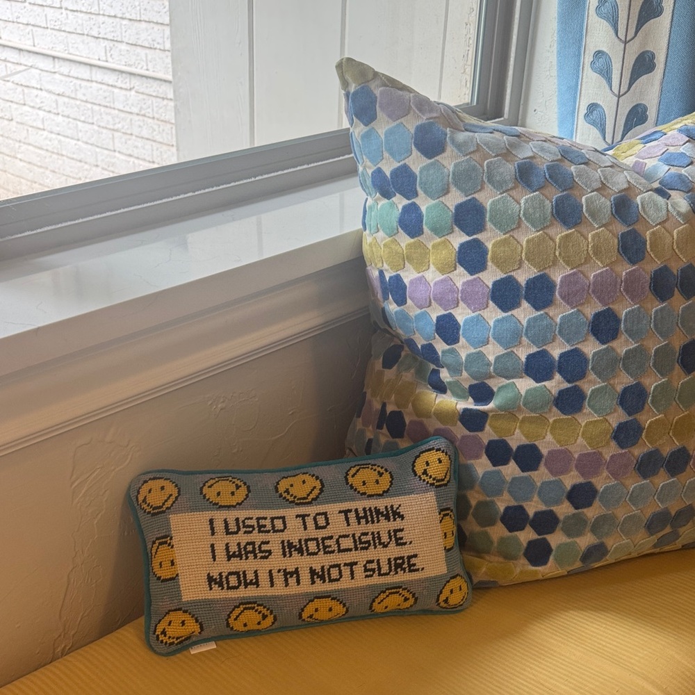 Furbish Needlepoint Pillow